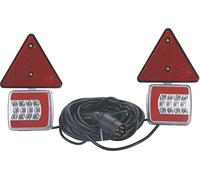 FAYCOM Kit d'éclairage LED avec fixation magnétique pour remorque avec triangle