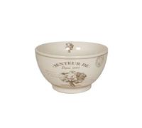 FAYE Bol Beige en Porcelaine Provence - 13 x 7.5 cm - 480 ml