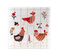 FAYE : sachet de 20 serviettes en papier Poules 'Suzanne' 33 x 33cm