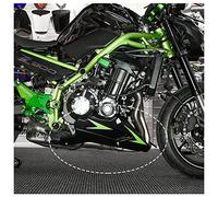 Fayedenicy Moto Bellypan Belly Pan Moteur Spoiler Panneau inférieur carénage Capot Cadre Kit Protection pour 2017 2018 2019 Kawasaki Z900 ZR900 Z ZR 900 17-19(Blac)