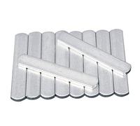 Fayeille Gilet lesté plaques en Acier Poids d'entraînement de Force antirouille réglable Longue Plaque en Acier avec tête Ronde pour Le Chargement des protège-Jambes Gilet lesté