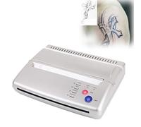 Fayelong Imprimante Thermique de Transfert de Tatouage de Machine d'impression de Transfert de Tatouage Imprimante de Transfert Thermique de Machine de Tendance A4 de Machine (Argent)
