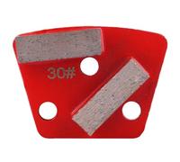 Fayelume Lot de 3 patins de meulage trapézoïdaux, 30 broyeurs de sol en béton, plaque de meulage pour béton, ciment et peinture de sol