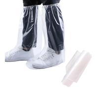 Fayemint 20 Pièces Couvre Chaussures, Surchaussures Impermeables, Protege Chaussure Pluie, Convient pour la Protection Contre la Neige et la Pluie (Blanc)
