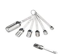 Fayemint 6 Pièces Cuillère Doseuse, Cuillères Mesureur Cuisine, Cuillère à Mesurer de Cuisson, avec Échelle de Volume, pour Épices de Cuisine, Liquides, Crème Glacée