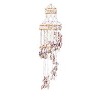 Fayemint Carillon de Coquillages, Carillon Jardin, Coquillage Naturel Carillon, pour la Décoration Suspendue de la Fenêtre du Patio