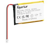 Fayerkar Batterie lithium-polymère 3,7 V 1800 mAh 963450 rechargeable avec connecteur JST pour VXI Blue Parrott confirme la polarité de l'appareil et du connecteur avant l'achat