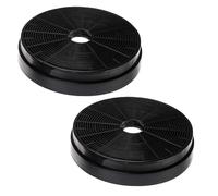 Fayerkar Lot de 2 filtres à charbon actif de rechange 175 mm pour hotte aspirante Respekta Miz0031, Klarstein, Pkm Co4