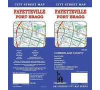 Fayetteville Fort Bragg : Carte des rues de la ville | GM Johnson