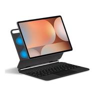 FAYGAOAI Étui Clavier pour Samsung Galaxy Tab S10 Ultra 14.6'' 2024 (SM-X920), Support Flottant Magnétique, Clavier Rétroéclairé Couleur, Pavé Tactile Multipoint,Noir