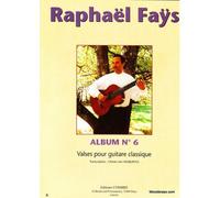 Partitions classique COMBRE FAYS RAPHAEL - ALBUM N°6 (VALSES) - GUITARE Guitare