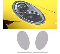 FAYTEK Film Protecteur de Phare de Voiture pour Porsche 911/2011-2022, Autocollant de Protection en TPU Transparent Noir fumé, 17-18 Transparent