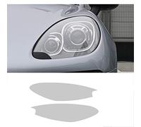 FAYTEK Film Protecteur de Phare de Voiture pour Porsche Macan S Turbo 2014+, Autocollant en TPU Transparent en Vinyle teinté Noir fumé, 2014-2017 T