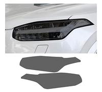 FAYTEK Film Protecteur de Phare de Voiture pour Volvo XC40 XC60 XC90 S60 S90 V60 V90 2014-2022, Autocollant en TPU Noir fumé Transparent, pour XC90 15-on B