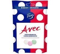 FAZER AVEC Ranskalaisia Pastilleja (Pastilles), chocolats à la menthe, dragee gouttes, bonbons sac 175g