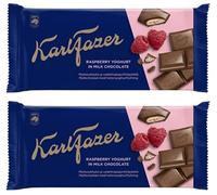 Fazer Karl Fazer Raspberry Yoghurt Chocolat 2 bar of 121g