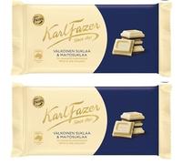 Fazer Karl Fazer White & Milk Chocolat 2 bar of 131g
