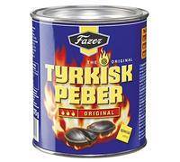 Fazer The Original Tyrkisk Peber - Salté finlandaise réglisse - Salmiakki - Salmiak - Caramel - bonbons durs - Boîte de 350 g