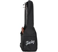 Fazley Carrier Basic Sac de transport pour guitare basse - Durable et résistant à l'eau - Housse rembourrée pour instruments électriques - Sangles de protection - Noir