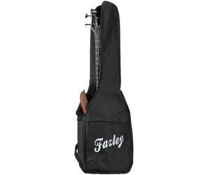 Fazley Carrier Basic Sac de transport pour guitare basse - Durable et résistant à l'eau - Housse rembourrée pour instruments électriques - Sangles de protection - Noir
