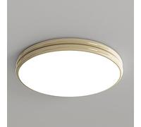 FAZRPIP LED Dimmable Plafonnier Moderne Cercle Encastré Plafonnier Acrylique Abat-Jour Lustre Chambre Cuisine Salon Intérieur Décoratif Luminaire