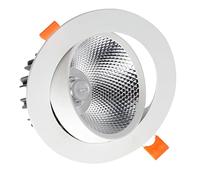 FAZRPIP Spot LED Downlights Blanc Plafond Lampe Encastrable Globe Oculaire Rénovation Projecteur Mince LED Encastré Luminaires Évier Downlights LED Peut Lumières 20W/30W