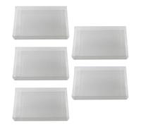 Fazvncv 1 étui transparent en PET pour cartes de jeu et pochette de rangement résistante à l'eau