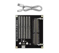 Fazvncv Adaptateur DDR4 pour ordinateur portable - Connecteur de mémoire - Outil de diagnostic - Testeur d'alimentation USB
