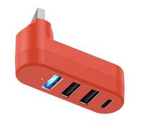Fazvncv Adaptateur USB 3.0 à vitesse rapide pour transfert de données entre plusieurs appareils externes pour ordinateur portable et smartphone