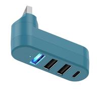 Fazvncv Adaptateur USB 3.0 à vitesse rapide pour transfert de données entre plusieurs appareils externes pour ordinateur portable et smartphone