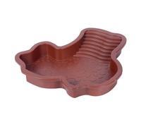 Fazvncv Bassine extra large pour reptiles avec rampes antidérapantes et zone d'alimentation pour animaux aquatiques/terrestres