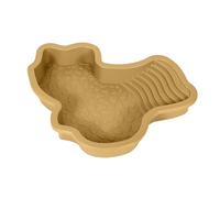 Fazvncv Bassine extra large pour reptiles avec rampes antidérapantes et zone d'alimentation pour animaux aquatiques/terrestres