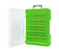 Fazvncv Boîte de rangement multi-compartiments pour leurres de pêche double face pour appâts et hameçons