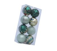 Fazvncv Boule de Noël scintillante à suspendre pour décoration d'intérieur ou d'extérieur