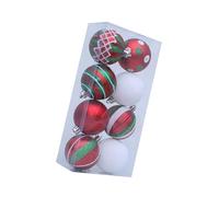 Fazvncv Boule de Noël scintillante à suspendre pour décoration d'intérieur ou d'extérieur