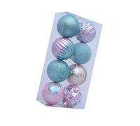 Fazvncv Boule de Noël scintillante à suspendre pour décoration d'intérieur ou d'extérieur