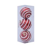 Fazvncv Boule de Noël scintillante à suspendre pour intérieur ou extérieur