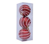 Fazvncv Boule de Noël scintillante à suspendre pour intérieur ou extérieur