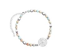 Fazvncv Bracelet confortable en acier inoxydable avec cristaux étincelants pour les occasions décontractées et formelles, taille unique, Comme décrit