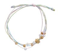 Fazvncv Bracelets d'amitié tissés élégants et vibrants - Longueur réglable - Accessoire de bijoux pour un usage quotidien décontracté - Bracelets à cordes réglables