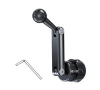 Fazvncv Bras d'extension à rotule de 17 mm femelle vers mâle - Adaptateur de tête adapté pour grille d'aération de voiture, support de téléphone, support de tableau de bord, adaptateur de pince pour