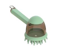 Fazvncv Brosse de toilettage douce pour chien et chat avec distributeur de shampooing à poils doux Outil de nettoyage efficace Brosse de shampooing pour animal domestique