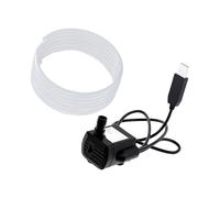 Fazvncv Bruit 5 V USB sans balais submersion avec câble pour fontaine à eau hydroponique