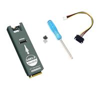 Fazvncv Carte convertisseur rapide M vers type E avec USB 3.2 Gen2X2 et boîtier en métal durable MKEY vers type E Link