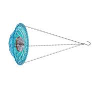 Fazvncv Fontaine d'extérieur à suspendre pour oiseaux - Fontaine à énergie solaire - Attire les oiseaux et les écureuils - Grande capacité