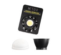 Fazvncv Lampe de photographie d'extérieur 100 W haute puissance à triple température de couleur réglable luminosité pour vidéo nocturne