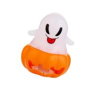 Fazvncv Lampe LED fantomatique d'Halloween citrouilles lumineuses avec bougie sans flamme pour décoration de fête de la maison