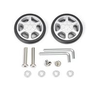 Fazvncv Lot de 2 roulettes de rechange silencieuses pour valise de voyage Installation sans effort, Modèle 26, One Size