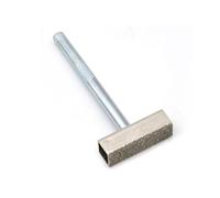 Fazvncv Meule avec revêtement robuste avec poignée moletée pour des surfaces précises nivelant une durée de vie prolongée des roues