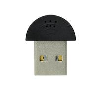 Fazvncv Microphone USB 2.0 pour ordinateur portable/ordinateur de bureau, logiciel de reconnaissance vocale, adaptateur récepteur sans pilote pour PC portable